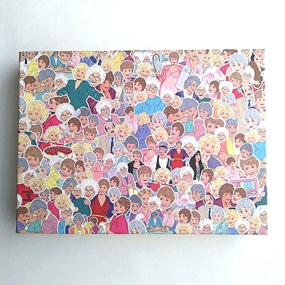 THE GOLDEN GIRLS 500 PIECE JIGSAW PUZZLE FUN & GAMES RETRO TV NOSTALGIA HUMOR